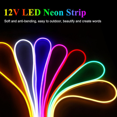 Led Strip 12V Waterproof 2835 120Led/m Ribbon Led Neon Light Strip 12V IP67 White/Warm White Red Green Blue Pink Yellow Led Tape ► Photo 1/6