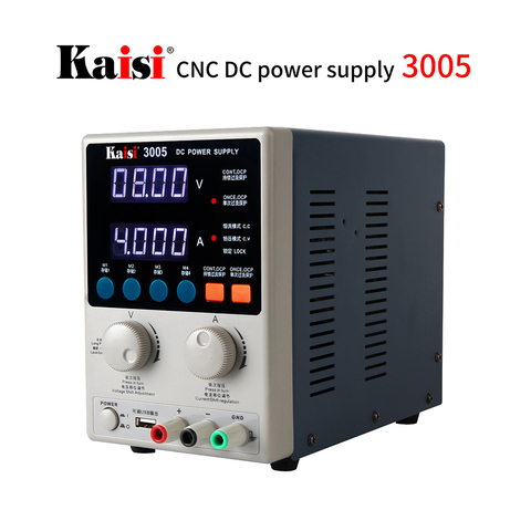 kaisi 3005 30V 5A Digital Adjustable DC Power Supply  laboratory power supply 4-bit display Voltage Regulator For iPhone Repair ► Photo 1/6