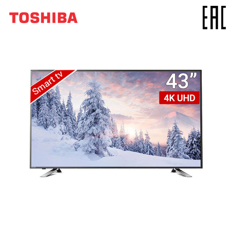 TV 43 inch TV Toshiba 43u5865 4K UHD SmartTV 4049inchtv ► Photo 1/4