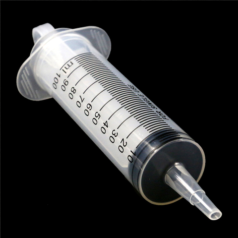 100ml / 60ml Plastic Reusable Big Large Hydroponics Nutrient Sterile Health Measuring Syringe Tools Cat Feeding Accessories Hot ► Photo 1/5