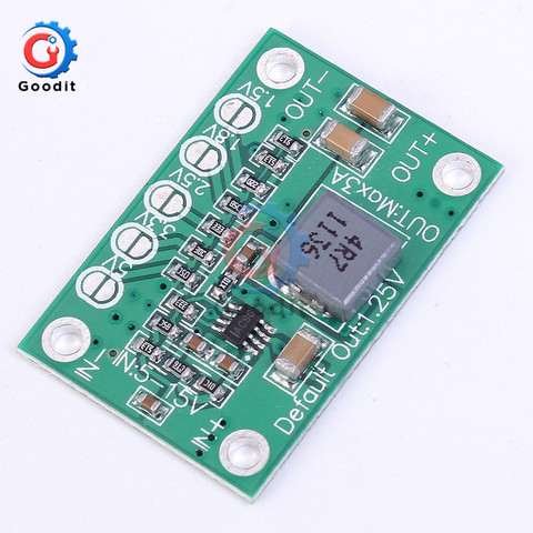 DC DC Step Down Power Module 5-16V To 1.25V/1.5V/1.8V/2.5V/3.3V/5V Universal Adjustable Buck Voltage Converter Board 3A For LCD ► Photo 1/6
