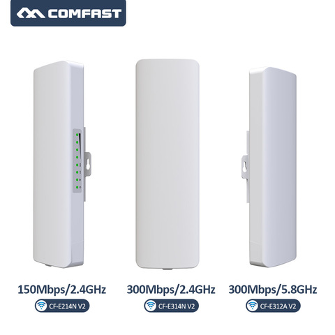 2-5KM range 150~300Mbps 2.4G , 5Ghz Outdoor wireless bridge wifi CPE router AP wi fi signal amplifier booster extender repeater ► Photo 1/6