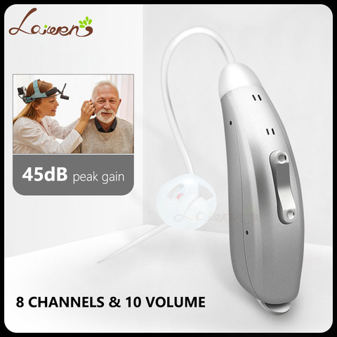 Hearing aid Digital  Hearing Amplifier for Adults Open-Fit Fit Both Ears Noise Reduction BTE Personal Sound Amplifier ► Photo 1/6
