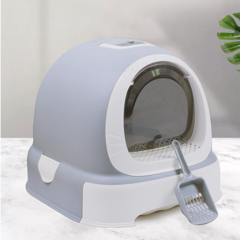 Fully Enclosed Cat Litter Basin Deodorizing Cat Excrement Basin Cat Toilet Litter Anti-splash Large Litter Basin Cat Supplies ► Photo 1/1