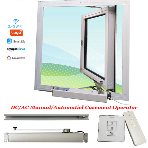 220V Automatic Manual Casement window close/open Skylight motor Wifi Tuya RF Actuator Greenhouse Drive window operator ► Photo 1/6