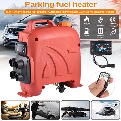 Heater All In One 8kW Air diesels Heater 8KW 12V/24V One / four Hole For Trucks Motor-Homes Boats Bus+LCD Switch Fuel Air Heater ► Photo 1/6