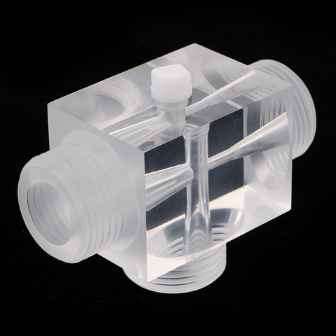 s Jet Aerator Of Venturi Valve For Water Treatment Industry Device 60x43x43mm,Transparent Color ► Photo 1/6