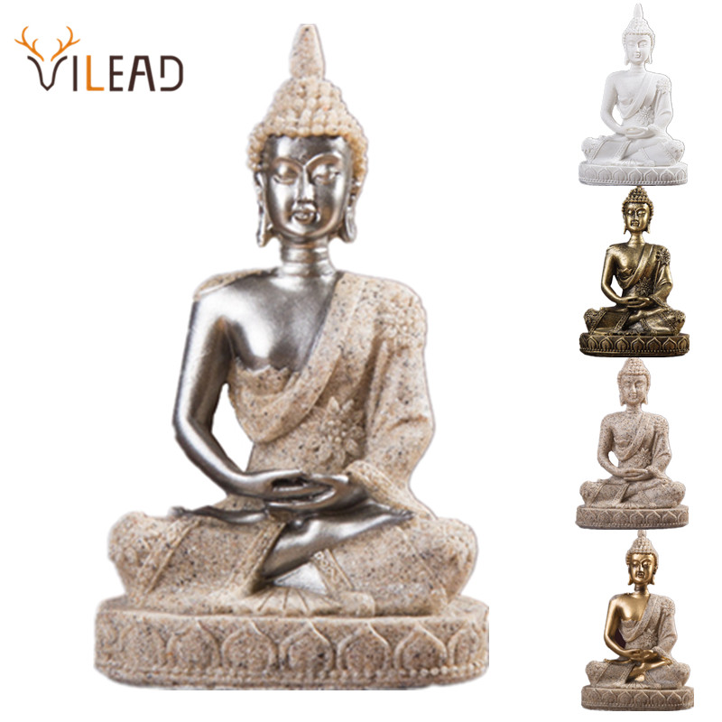 Buddha statues Thailand Buddha statue sculpture home decor office desk  ornament vintage gift figurine Hindu siting