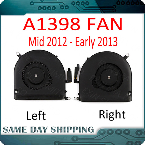 Laptop A1398 Right and Left Side CPU Cooler Cooling Fan for MacBook Pro Retina 15