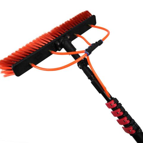 Extension telescopic solar panel cleaning brushes with aluminum extension pole long handle ► Photo 1/6