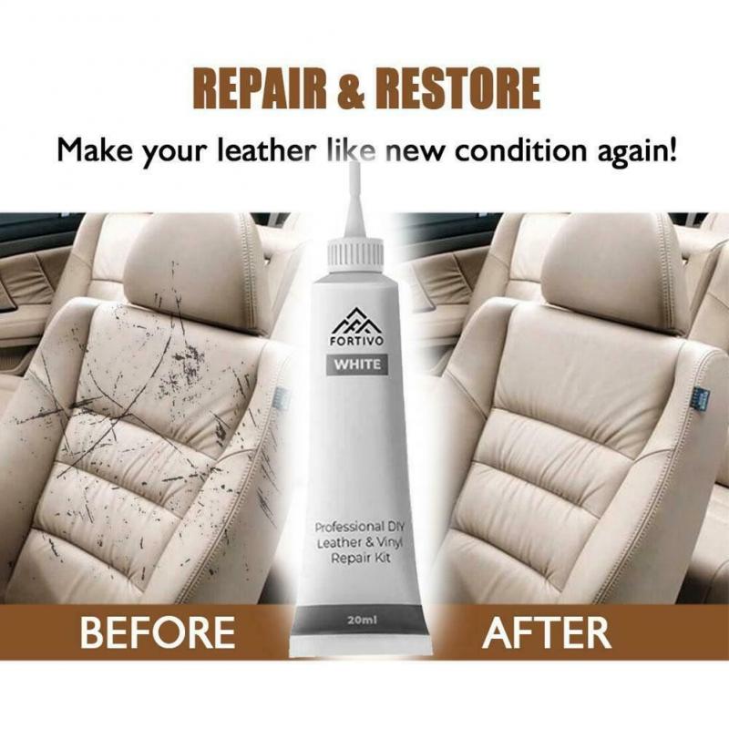 Car Leather Repair Cream Seat Sofa Coats Holes Scratch S Rips Liquid Tool Auto Skin Cleaner Glue Txtb1 Alitools - How To Clean Car Leather Seats With Holes