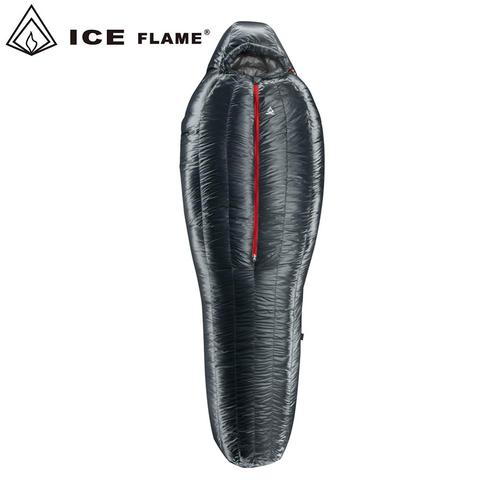 Ice Flame Winter 7D Nylon UL Ultralight 90% White Goose Down Mummy Sleeping Bag 800PF For Camping Hiking Travel S/M/L ► Photo 1/6