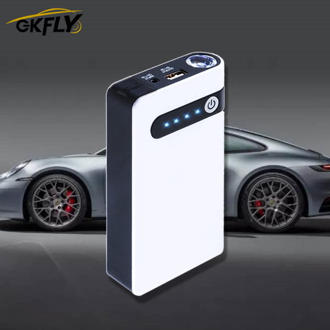 GKFLY 12V Car Jump Starter Starting Device Cables 12000mAh Portable Power Bank Car Charger For Car Battery Booster Buster ► Photo 1/6