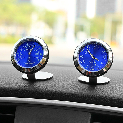 Car Clock Ornaments Automotive Digital Clock Decoration Charms Automobiles Interior Dashboard Watch Decor In Auto Accessories ► Photo 1/6