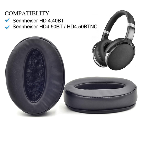 Replacement Ear Pads Cushion Earpads for Sennheiser HD4.50BT HD4.50BTNC HD4.40BT HD 4.50BT 4.50BTNC 4.40BT Bluetooth Headphones ► Photo 1/6