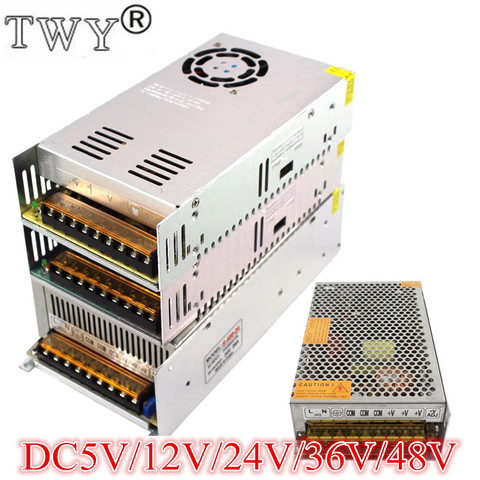 Switching Power Supply Light Transformer AC 110V 220V To DC 5V 12V 24V 36V 48V Power Supply Source Adapter For Led Strip CCTV ► Photo 1/6