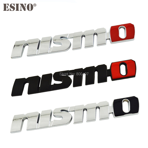 New Car Styling 3D Metal Chrome Zinc Alloy Emblem Badge Sticker Decal Auto Accessory for Nismo GTR leaf Juke March Note Fairlady ► Photo 1/4