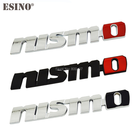 New Car Styling 3D Metal Chrome Zinc Alloy Emblem Badge Sticker Decal Auto Accessory for Nismo GTR leaf Juke March Note Fairlady ► Photo 1/4