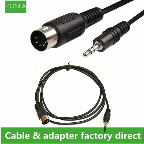1pc Din 5 Pin Din MIDI Male Plug To 3.5mm Male Stereo Jack Audio Cable 50cm 0.5m/1.5m/3m ► Photo 1/4