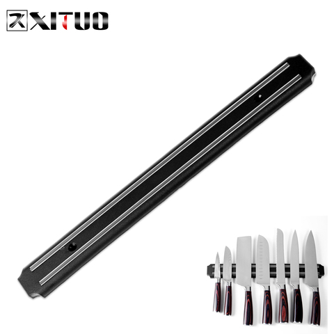 XITUO Stainless Steel Knife Stand Magnetic Knife Holder Wall Storage Rack Home Magnet Multi-purpose Kitchen Tool ► Photo 1/6