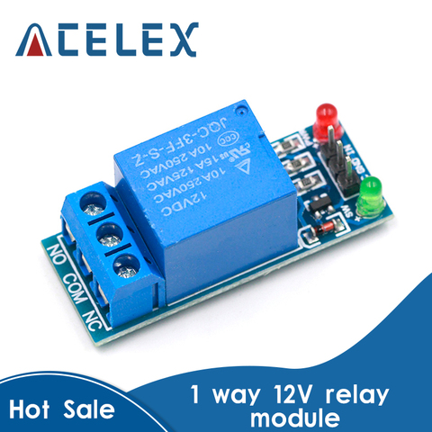 1PCS 12V low level trigger One 1 Channel Relay Module interface Board Shield For PIC AVR DSP ARM MCU Arduino ► Photo 1/6