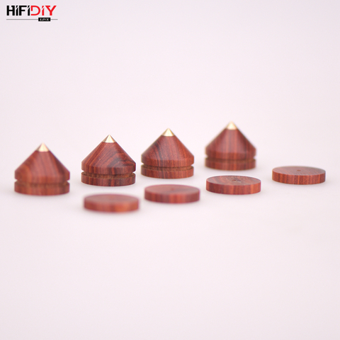 HIFIDIY LIVE 4 Sets or 4 PCS speakers Stand Feet Foot Pad Rosewood Wooden loudspeaker box Spikes Cone Floor Foot Nail M23*20 ► Photo 1/6