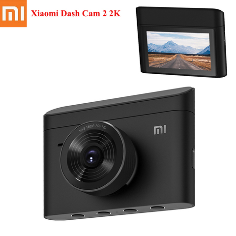 Original Xiaomi Dash Cam 2 2K DVR 3'' Display WIFI Voice Control Car Driving Digital Video Recorder 140 Wide Angle Night Vision ► Photo 1/6