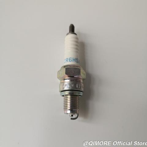 Resistor type Spark Plug CR6HSA for Motorcycle XV250 Virago Keeway Supershadow Vento V-thunder DD250 YBR125 CBT125 150 cc ► Photo 1/3