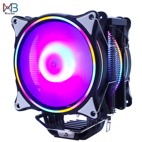 2022 Newest CPU Cooler Fan 120mm 160W TDP Cooling PWM 4PIN for LGA 115x 1366 2011 X79 X99 AMD AM3 AM4 Ventilador Fans ► Photo 1/6