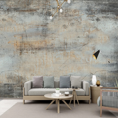 Custom Mural Wallpaper Retro Cement Wall Painting Restaurant Living Room Bedroom Background Wall Decor Fresco Papel De Parede 3D ► Photo 1/6