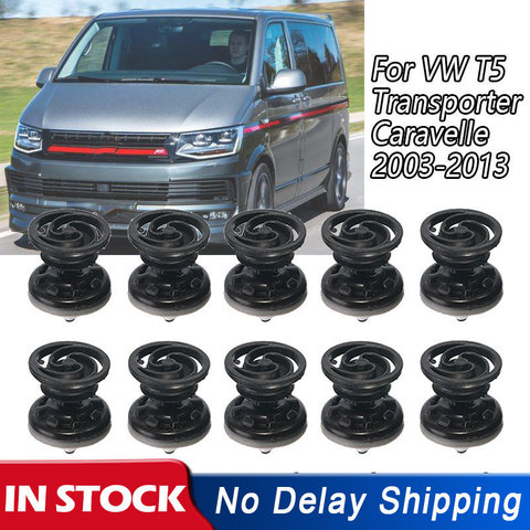 10/20Pcs Car Interior Door Panel Card Trim Clip For VW T5 Transporter Caravelle 2003 2004 2005-2013 Automobile Replace Fastener ► Photo 1/6