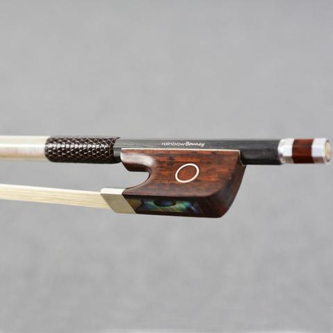 Super Lightweight 4/4 Size Master Rainbow Bouncy VIOLIN BOW Woven Carbon Fiber Stick Durable Straight Strong Violin Accessories ► Photo 1/6