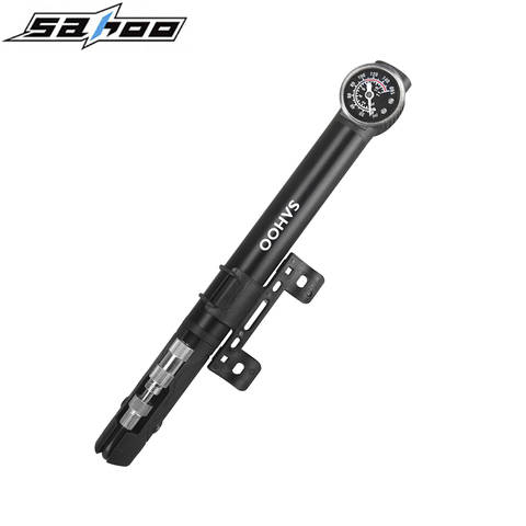 Portable Bicycle Pump Bike Accessory Aluminum Alloy Tire Air Inflator for Mountain Road Bike Bicycle Car Schrader Presta Valve ► Photo 1/6