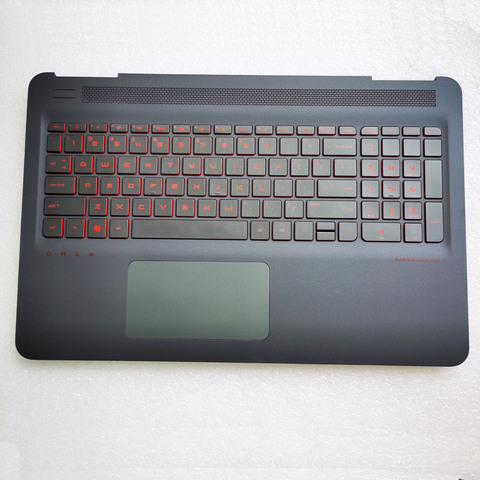 new Shadow spirit2 FOR OMEN 15-AX 15-DP TPN-Q173 G35 palmrest 859735-001 black cover US Backlit keyboard  Touch Pad ► Photo 1/6