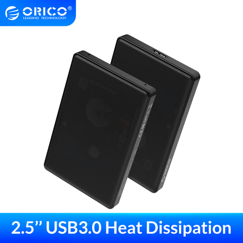 ORICO 2.5 Inch SATA to USB 3.1 3.0 Type C HDD SSD Case 2 4 TB Hard Disk Drive Box External HDD Enclosure For Samsung Seagate SSD ► Photo 1/6