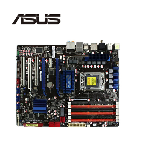 For ASUS P6T SE Used original motherboard Socket LGA 1366 DDR3 X58 X58M Desktop Motherboard ► Photo 1/1