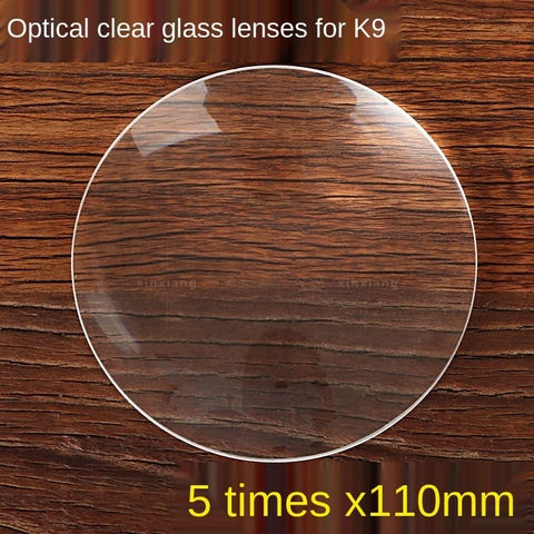 110mm Biconvex Lens K9 Optical White Glass Magnifying Lens Self-Made Projector Physical Industry Experiment Accessories ► Photo 1/1