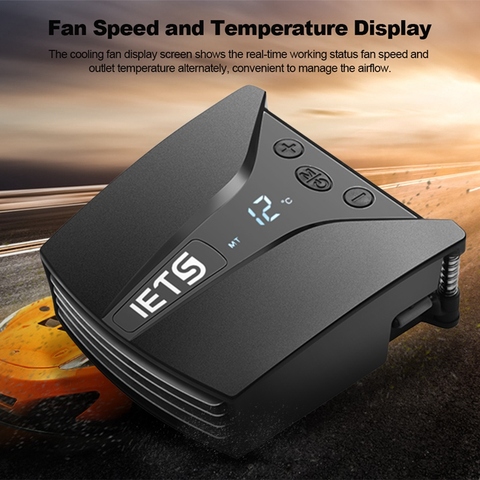 Iets Gt202 Computer Laptop Cooler Laptop Cooling Pad Laptop Fan Cooler Notebook Temperature Display Rapid Heatsink ► Photo 1/6