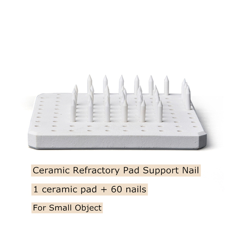High Temperature Resistant Material Pottery Tools Ceramic Refractory Pad Support Nail Kiln Tool Small Object Firing Tool ► Photo 1/5