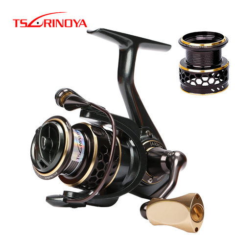 Tsurinoya Jaguar Fishing Reel Spinning 4000 3000 2000 1000 Low Profile Double Spool Fishing Spinning Reel Saltwater Fishing Reel ► Photo 1/6