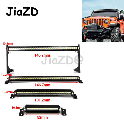 New RC Car Roof Lamp 24 36 LED Light Bar for 1/10 RC Crawler Axial SCX10 90046 90060 SCX24 Jeep Wrangler JK Rubicon Body F05 ► Photo 1/6