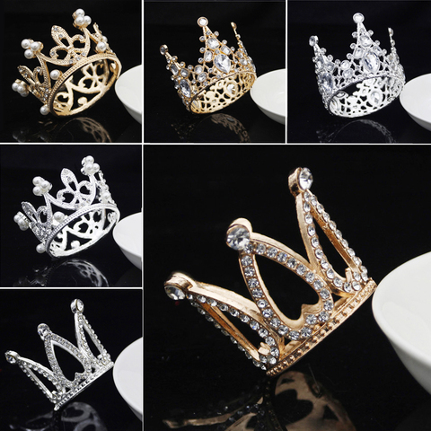 Fashion Small Tiaras and Crowns for Girls Princess Birthday Cake Crown Kids Party Jewelry Ornaments ► Photo 1/6