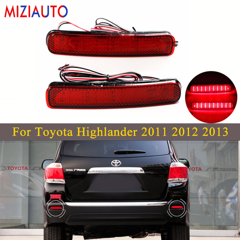 Rear Bumper Reflector light For Toyota Highlander 2011 2012 2013 819200E021 Tail Stop Brake Lamp Car Parts Fog Reflector lights ► Photo 1/6