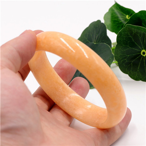 Natural Yellow Chinese Jade Bracelet Bangle Jewellery Fashion Accessories Woman Lucky Amulet ► Photo 1/6