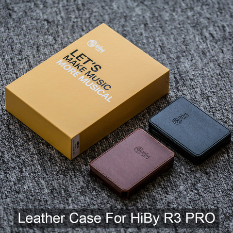 MP3 Cases, Leather Case for HiBy R3 Pro  Bluetooth MP3 Player High Resolution ► Photo 1/6