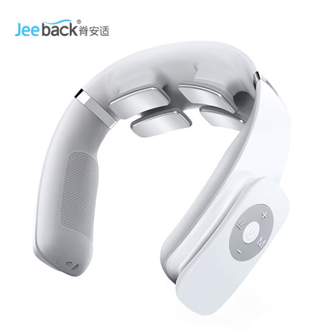 Jeeback G3 Electric Wireless Neck Massager TENS Pulse Relieve Neck Pain 4 Head Vibrator Heating Cervical Massage Health Care ► Photo 1/1
