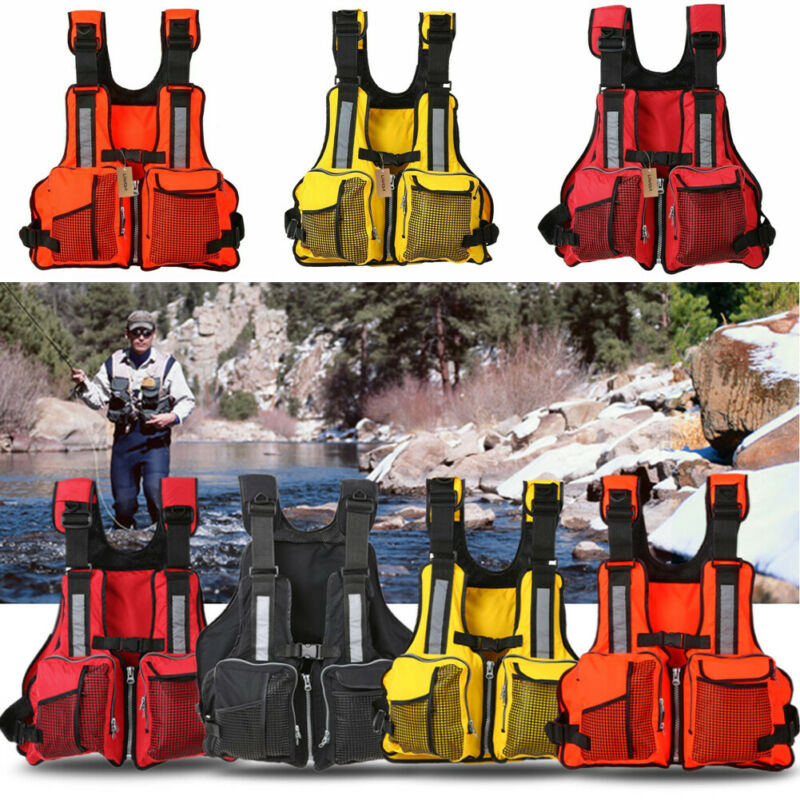 Adult adjustable Buoyancy Aid Sailing Kayak Canoeing Fishing Life Jacket Vest 