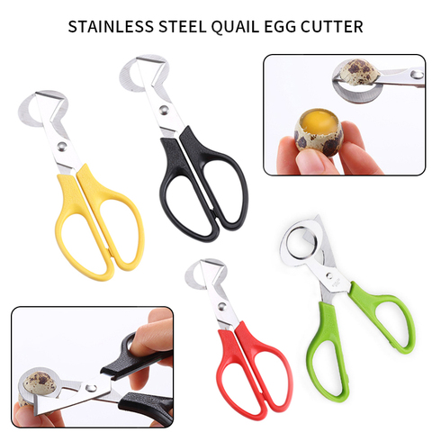Quail Egg Scissors Cracker Opener Cigar Cutter Stainless Steel Tool