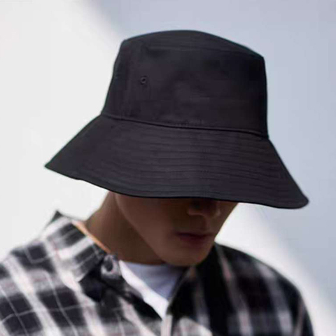 Large Sun Hats Men Summer Double Side Bucket Hat Men's Pure Color Panama Fedoras Outdoor Fisherman Hat Visor Basin Cap Beach Hat ► Photo 1/6