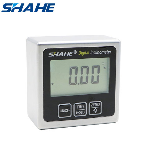 Digital Bevel Box Angle Gauge Meter mini Digital Protractor 360 degrees Magnets Base Digital Inclinometer Electronic protractor ► Photo 1/6